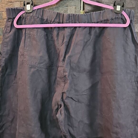 Poetry Navy Blue Linen Pants Size 18 - Picture 4 of 10